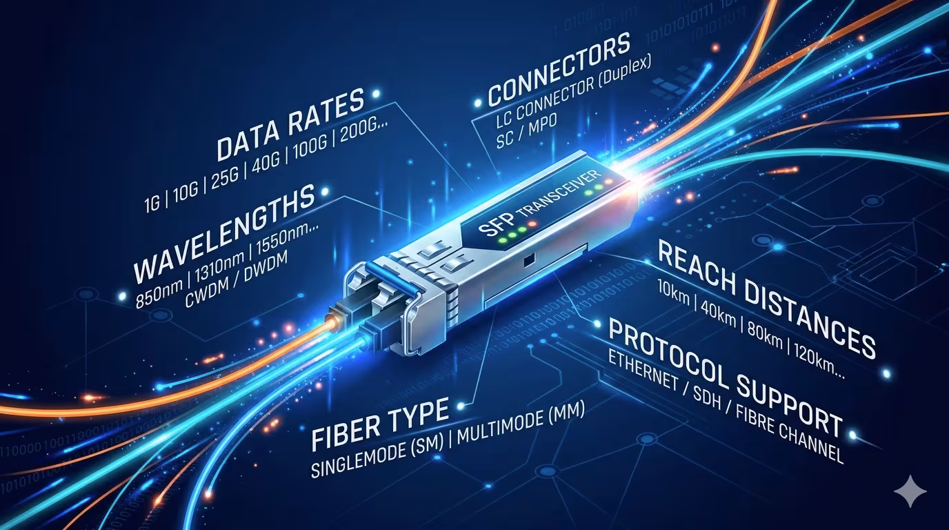 Đọc hiểu thông số module quang