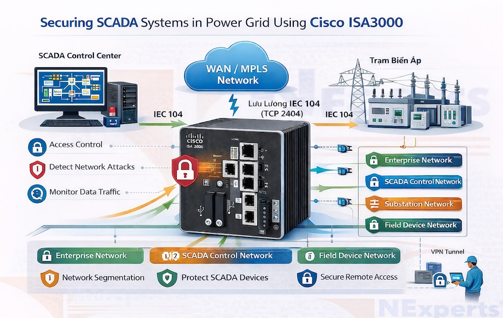 Bảo mật hệ thống SCADA bằng ISA3000