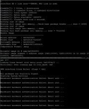 Lỗi "Mainboard hardware authentication failed. Abort init"